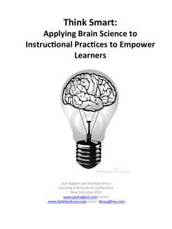 Think Smart - Learning and the Brain