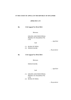 Singapore Judgments