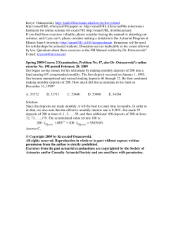 Krzys` Ostaszewski, http://math.illinoisstate.edu/krzysio/krzys.html