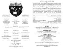 Movin` Out July07 - University of Florida Performing Arts