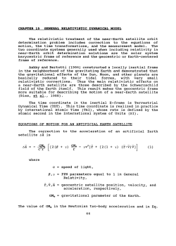CHAPTER 15 GENERAL RELATIVISTIC DYNAMICAL