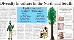 Diversity in Culture in the North and South
