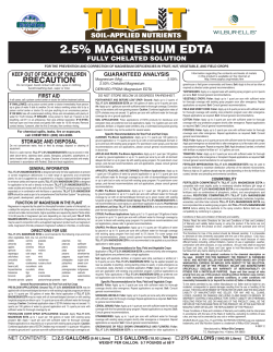 2.5% MAGNESIUM EDTA - Wilbur