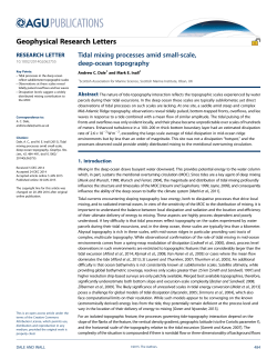 Tidal mixing processes amid small-scale, deep