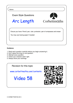 Arc Length - WordPress.com