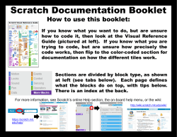 Scratch Documentation - Ctrl