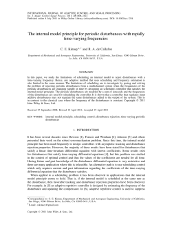 The internal model principle for periodic disturbances with rapidly