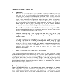 to load our free leaflet about french law