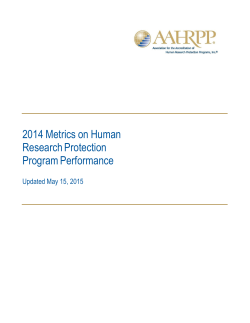 2014 Metrics All Organizations