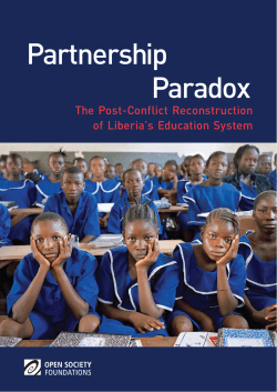 Partnership Paradox - Open Society Foundations