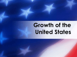 Growth of the United States