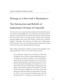 Homage to a Hero and a Masterpiece: The