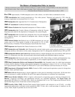 History of Immigration - American Jewish Committee
