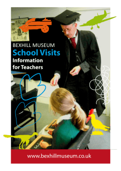 School Visits - Bexhill Museum
