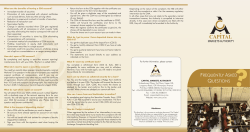 FREQUENTLY ASKED QUESTIONS