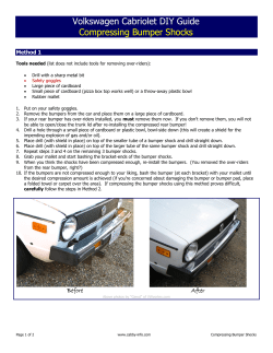 Compressing Bumper Shocks