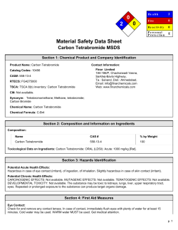 MSDS - Finar Limited