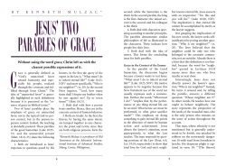 BYKENNETHMULZAC * Without using the word grace, Christ left us