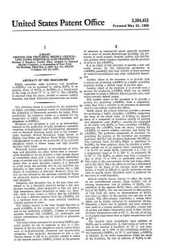 Process for preparing highly crystalline alpha strontium acid