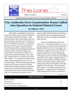 Fall 2015 Newsletter