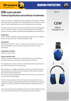 HEARING PROTECTION