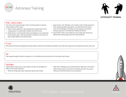 Astronaut Training