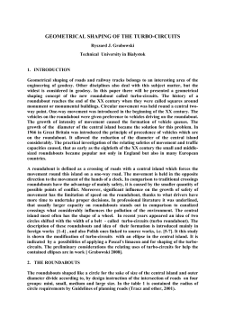 GEOMETRICAL SHAPING OF THE TURBO