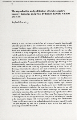 6 The reproduction and publication of Michelangelo`s Sacristy