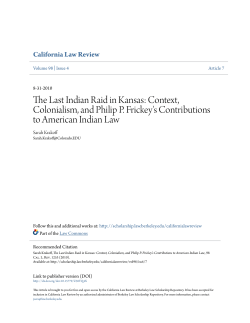 The Last Indian Raid in Kansas