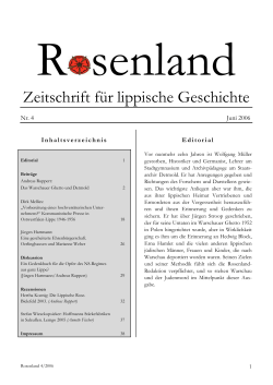 Ausgabe 4 / 2006 - Rosenland Lippe