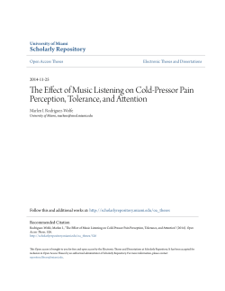 The Effect of Music Listening on Cold