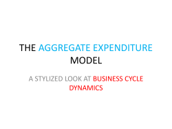 the aggregate expenditure model