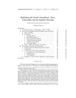 Race, Citizenship, and the Equality Principle