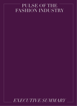 Pulse of the Fashion Industry
