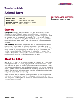 Animal Farm - Leona QSI ELA