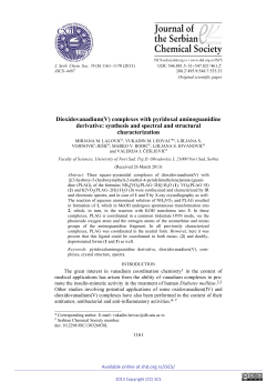 Dioxidovanadium(V) complexes with pyridoxal aminoguanidine