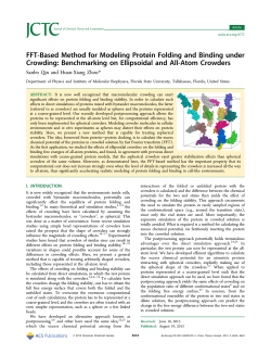 FFT-Based Method for Modeling Protein Folding and Binding under