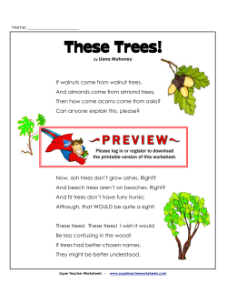 These Trees! - Super Teacher Worksheets