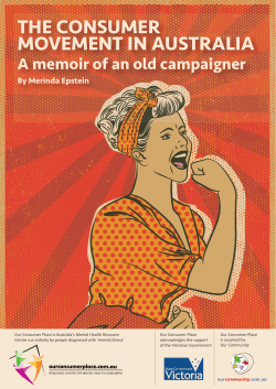 the consumer movement in australia