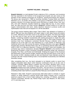 biography and discography