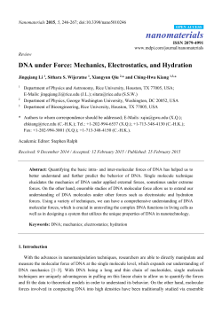 DNA under Force: Mechanics, Electrostatics, and Hydration