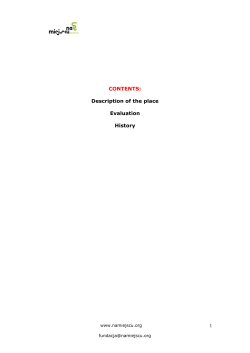 evaluation of the neighborhood