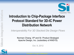 CPIP- compliant model - Silicon Integration Initiative