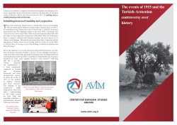 The events of 1915 and the Turkish-Armenian controversy over history