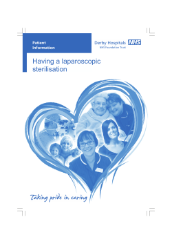 having a laparoscopic sterilisation