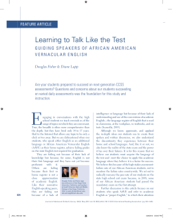 Learning to Talk Like the Test: Guiding Speakers of African