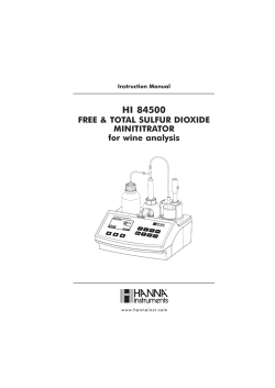 HI 84500 - Hanna Instruments