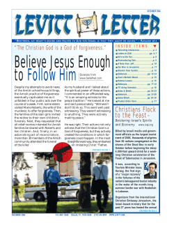 Believe Jesus Enough to Follow Him