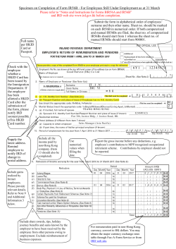 Specimen of Completed IR56B