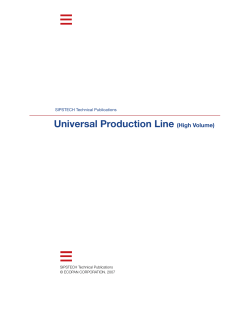 Universal High Volume Production Line